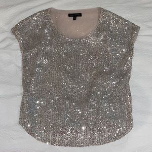 Banana Republic Gold Sequin Top✨🪩